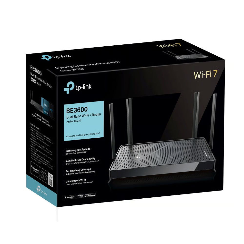 TP-Link Archer BE230 BE3600 雙頻 WiFi 7 路由器