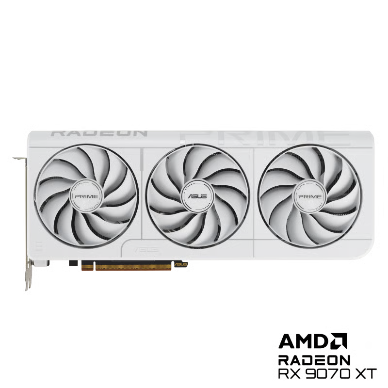 ASUS 華碩 Prime Radeon RX 9070 XT OC White 16GB 顯示卡