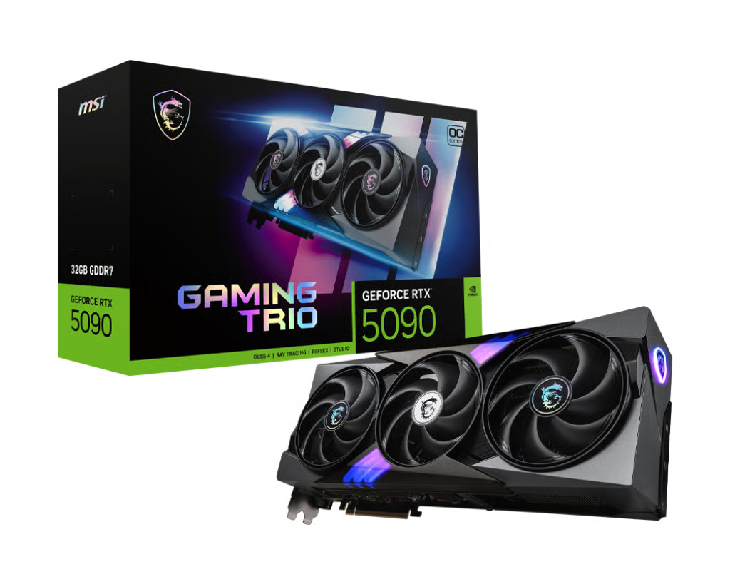 MSI 微星 GeForce RTX 5090 32G GAMING TRIO 顯示卡 - 3年保養