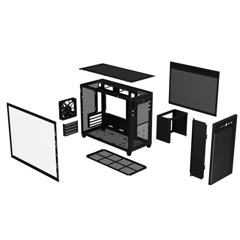 ASUS 華碩 Prime AP201 Tempered Glass Micro-ATX 機箱 - Black 黑色 【預裝1把PWM風扇】