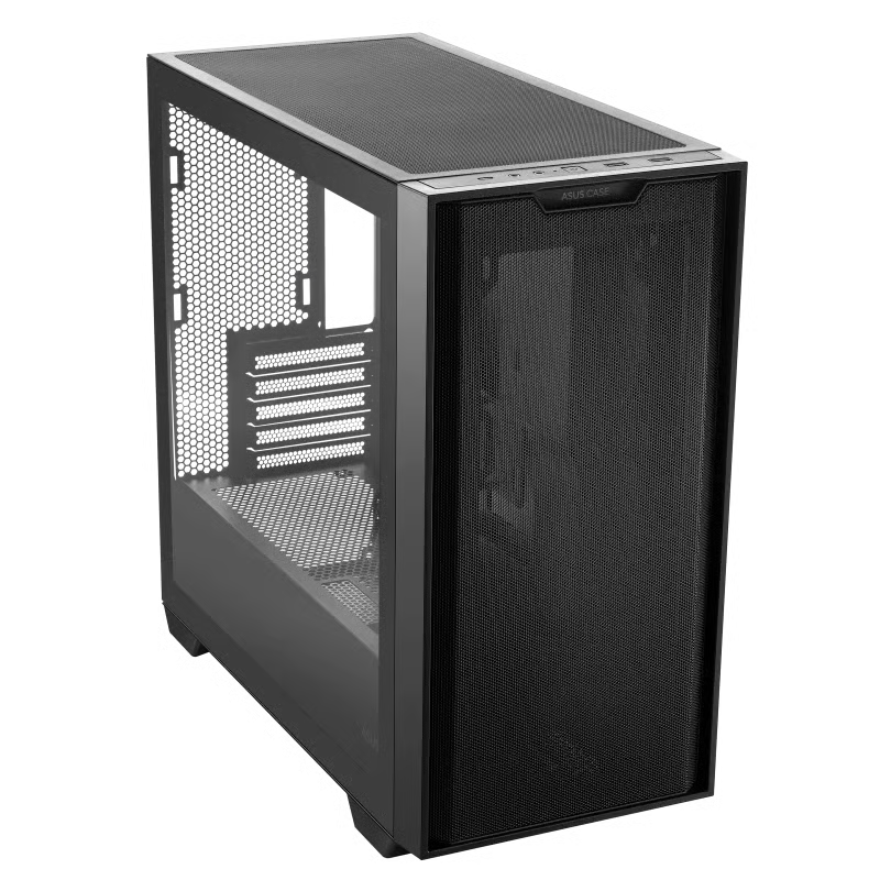 【支援MATX背插底板】 ASUS 華碩 A21 Micro-ATX 機箱 - Black 黑色