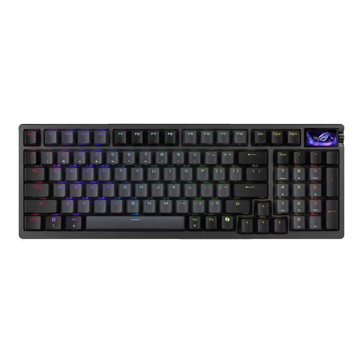 ASUS 華碩 ROG Azoth 96 HE 96% 無線電競機械鍵盤 - 黑色 (磁軸)