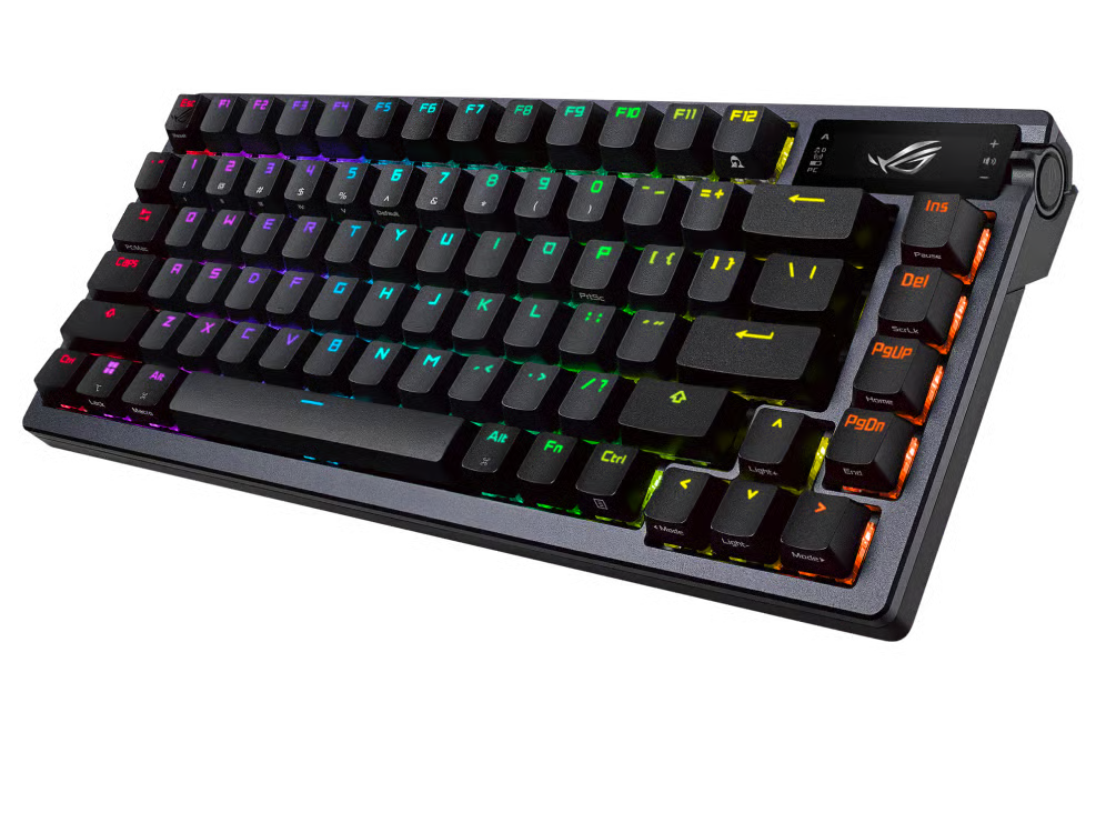 ASUS 華碩 ROG Azoth NX 75%無線自組電競機械鍵盤 (Snow軸) - Black 黑色