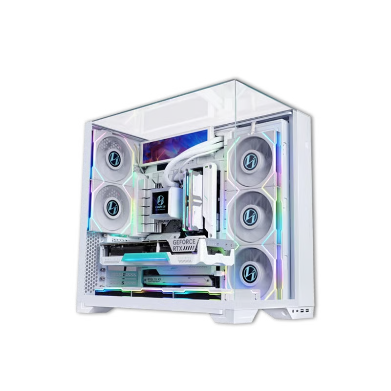 LIAN LI 聯力 O11 Vision Compact ATX 機箱 - White 白色優惠套裝