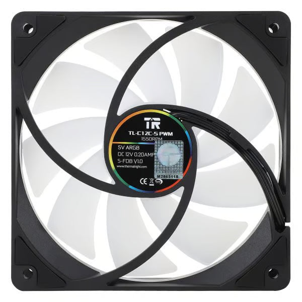 ThermalRight 利民 TL-C12C-S ARGB 120mm 風扇 (Bulk Pack)