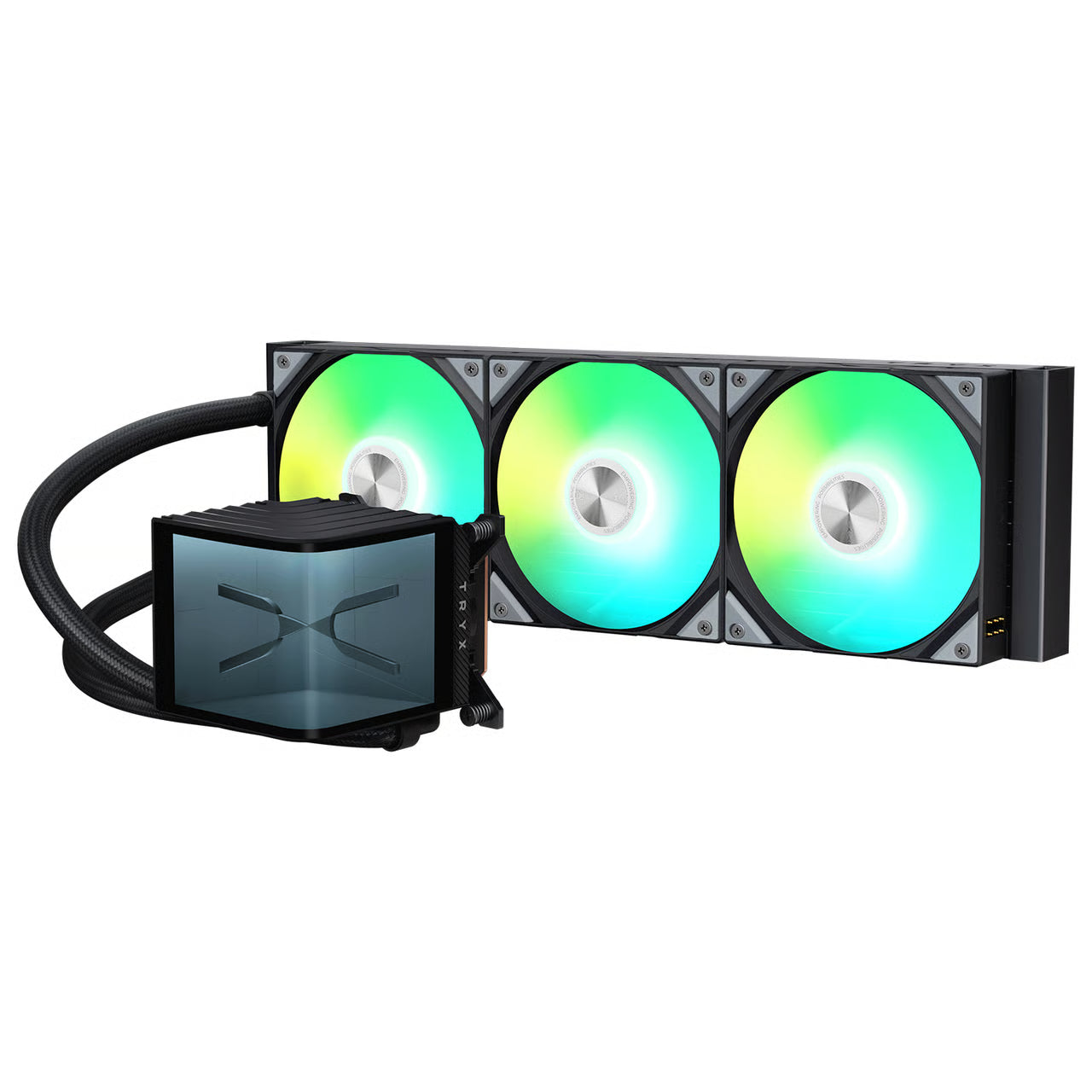 TRYX PANORAMA ARGB UPGRADE 360mm 水冷散熱器 - Black 黑色 - 6年保養 (螢幕組件2年)