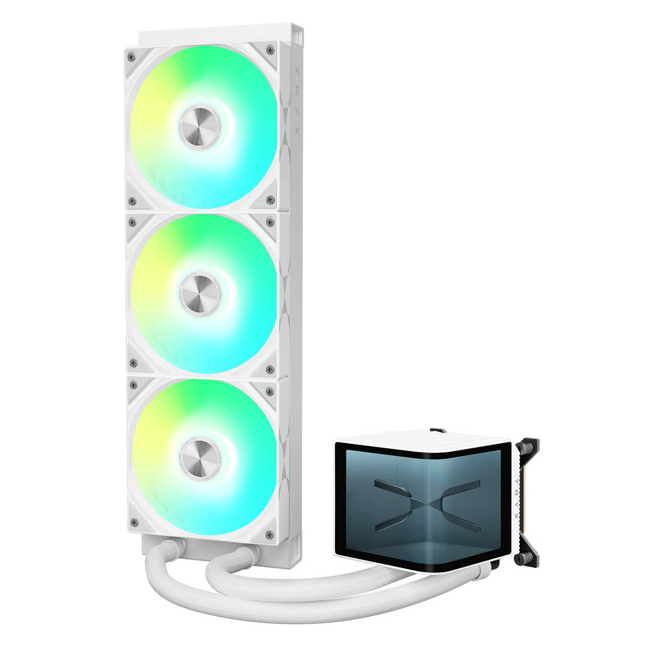 TRYX PANORAMA ARGB UPGRADE 360mm 水冷散熱器 - White 白色 - 6年保養 (螢幕組件2年)
