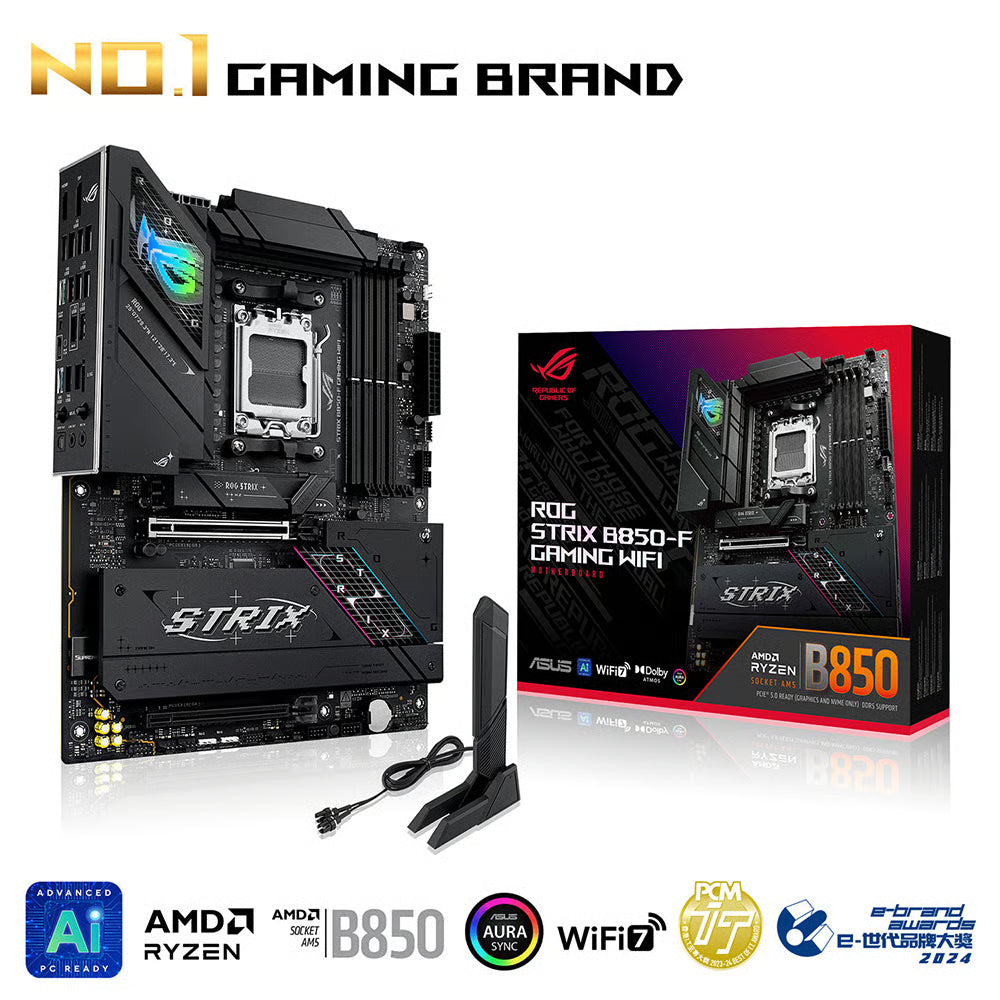 ASUS 華碩 ROG STRIX B850-F GAMING WIFI ATX 主機板 (DDR5)