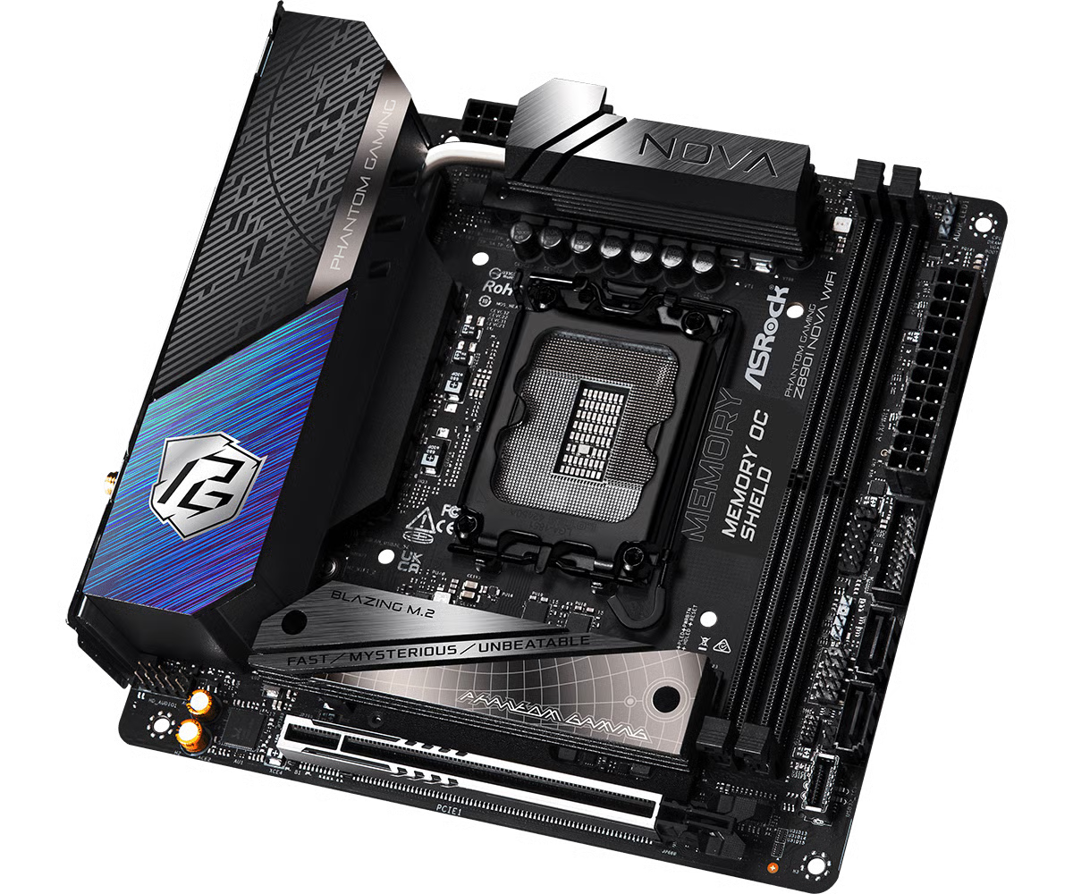 ASRock 華擎 PHANTOM GAMING Z890I Nova WIFI ITX 主機板 (DDR5)