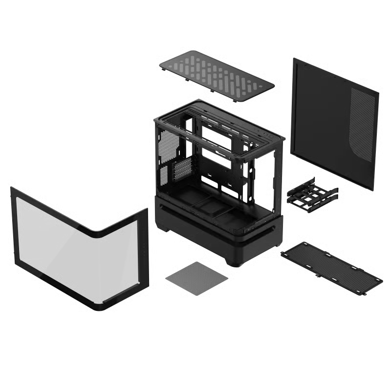 ASUS 華碩 Prime AP202 Micro-ATX 機箱 - Black 黑色 機箱 MATX 機箱 ASUS 華碩 MATX Black 黑色