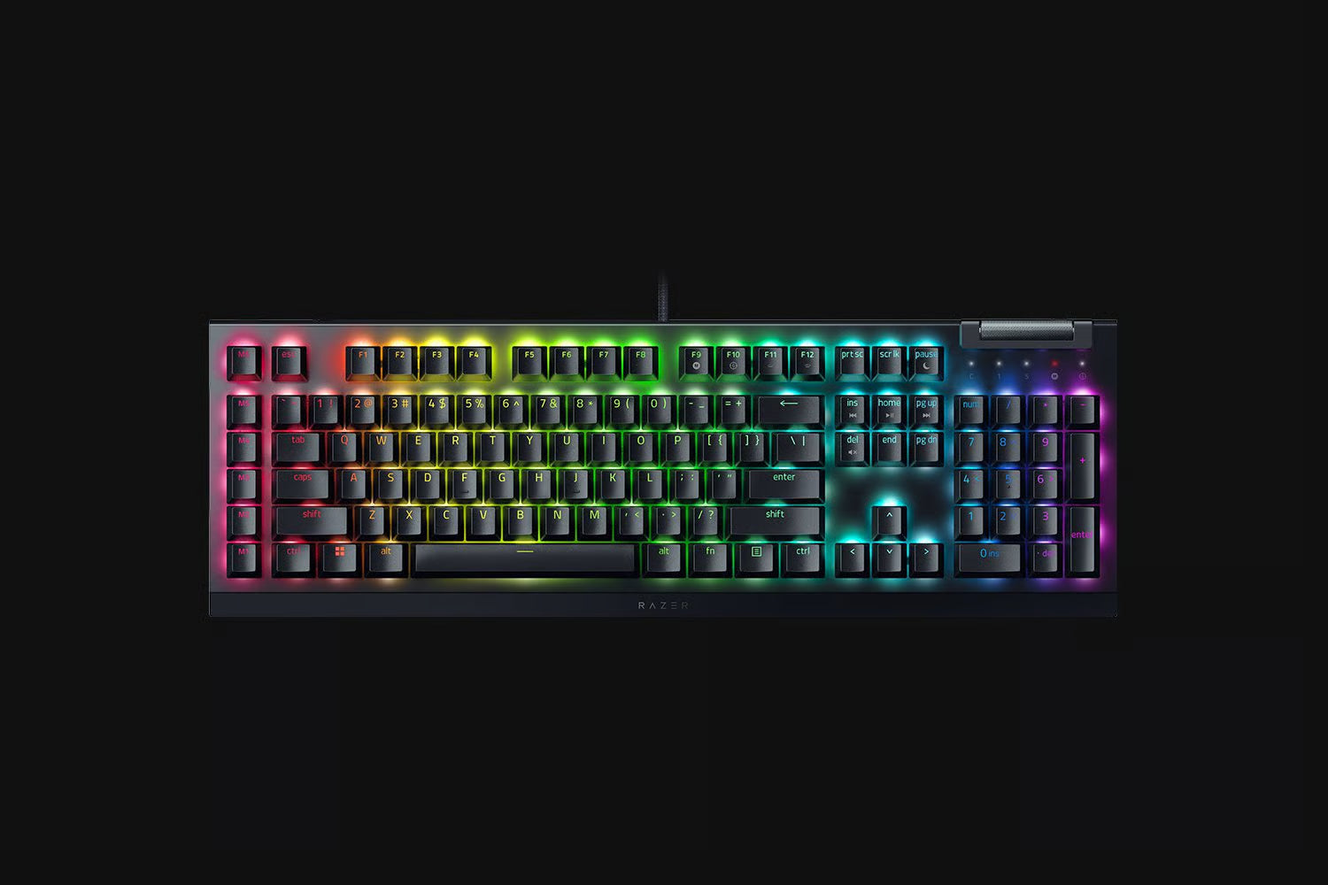 Razer BlackWidow V4 X 電競遊戲鍵盤 - 綠軸 - US