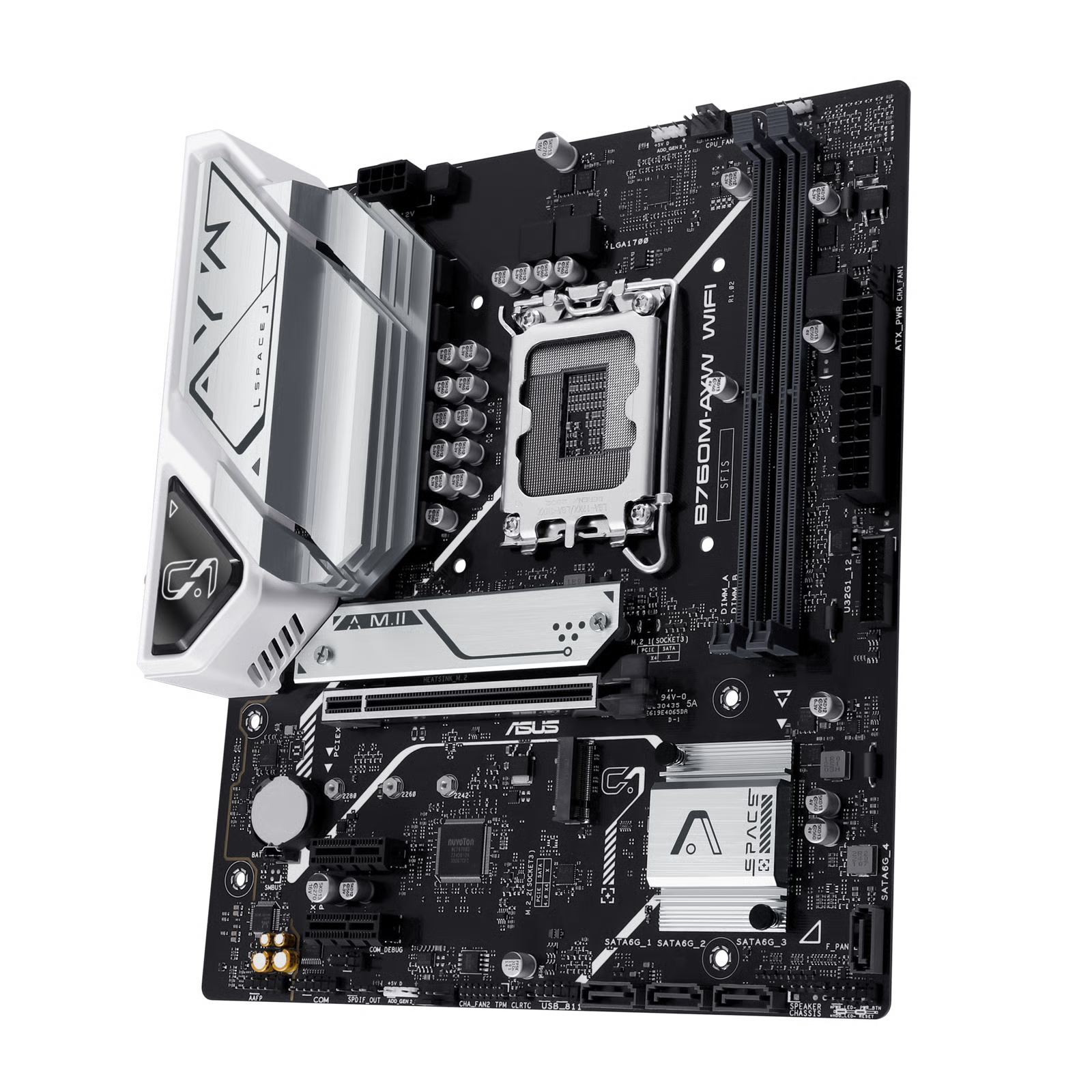 ASUS 華碩 B760M-AYW WIFI Micro-ATX 主機板 (DDR5)