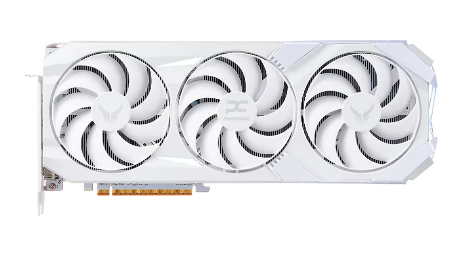 PowerColor Red Devil Spectral White AMD Radeon RX 9070 XT 16GB 顯示卡