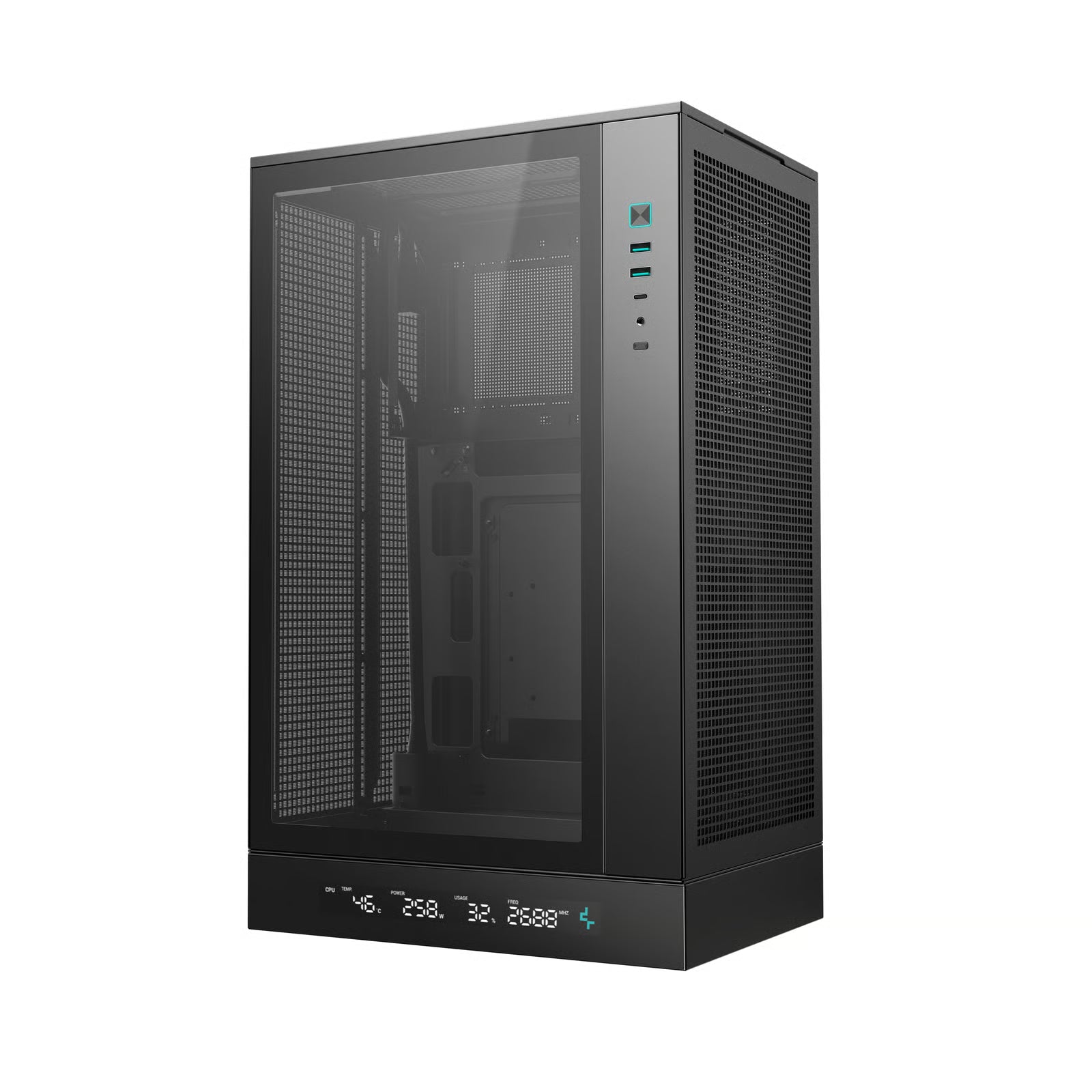 DEEPCOOL CH270 DIGITAL Micro-ATX 機箱 - Black 黑色