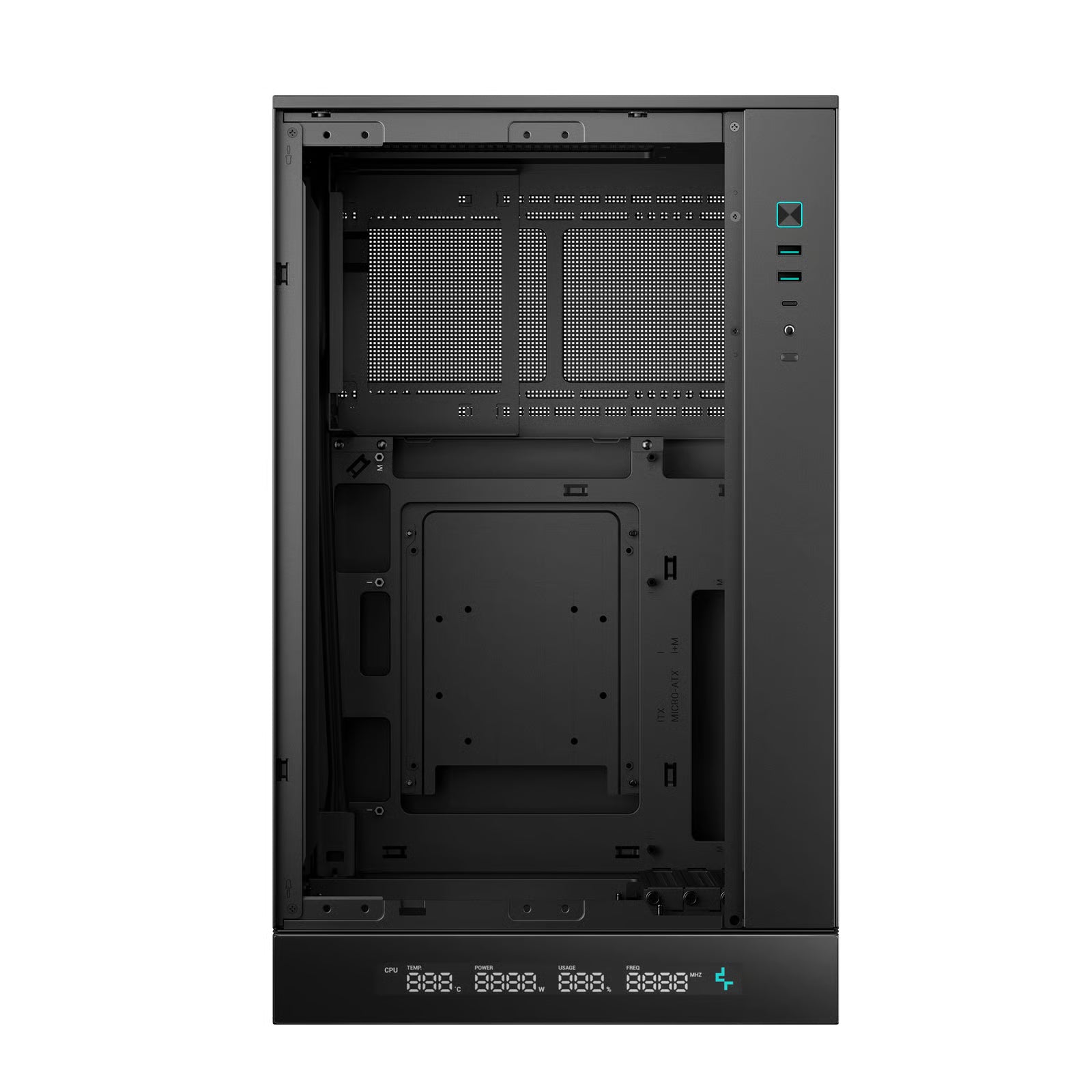 DEEPCOOL CH270 DIGITAL Micro-ATX 機箱 - Black 黑色