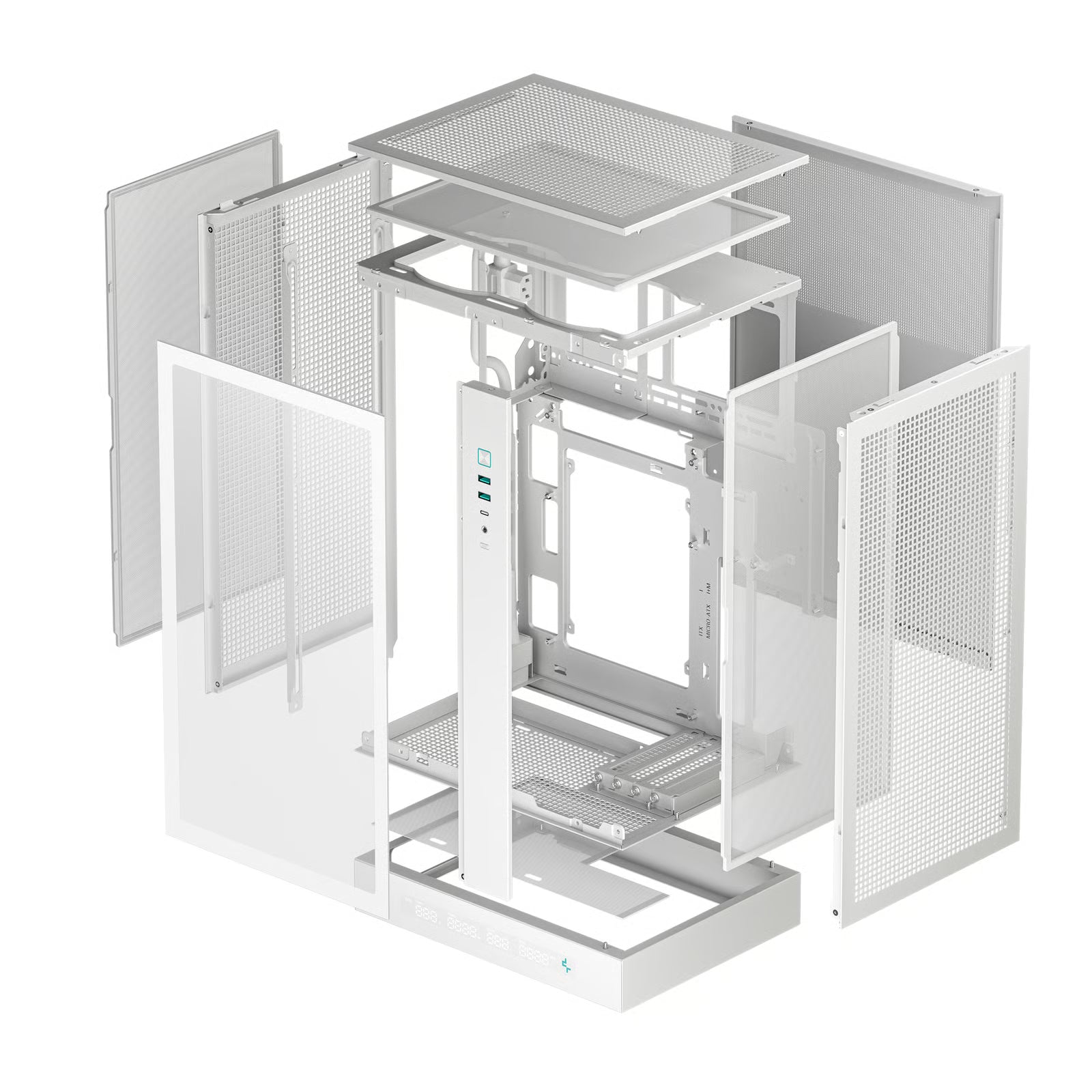 DEEPCOOL CH270 DIGITAL Micro-ATX 機箱 - White 白色