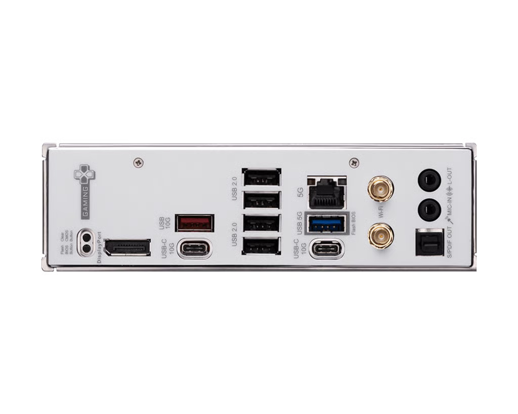 MSI 微星 B850 GAMING PLUS WIFI PZ ATX 白色主機板 (DDR5)