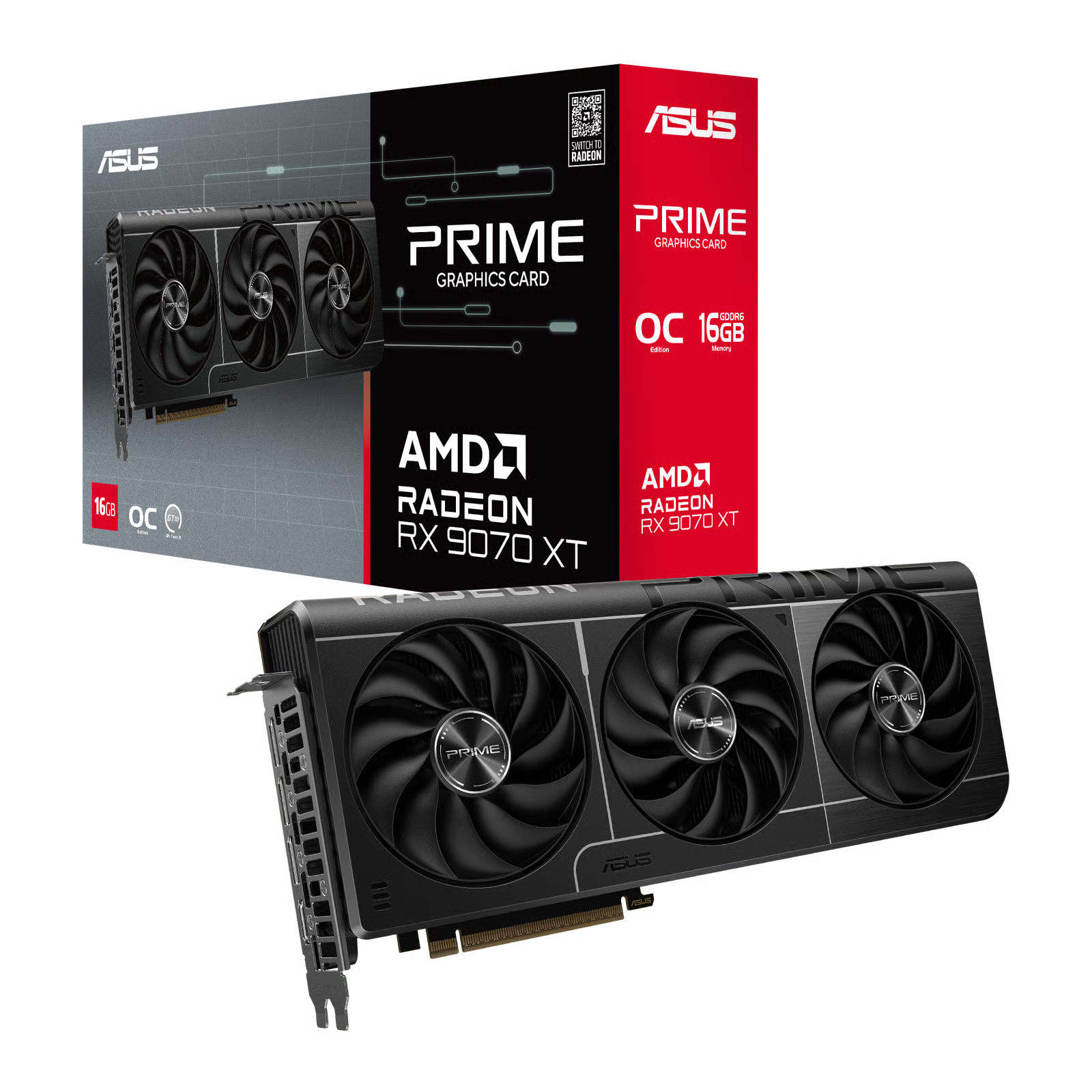 ASUS 華碩 Prime Radeon RX 9070 XT OC 16GB 顯示卡