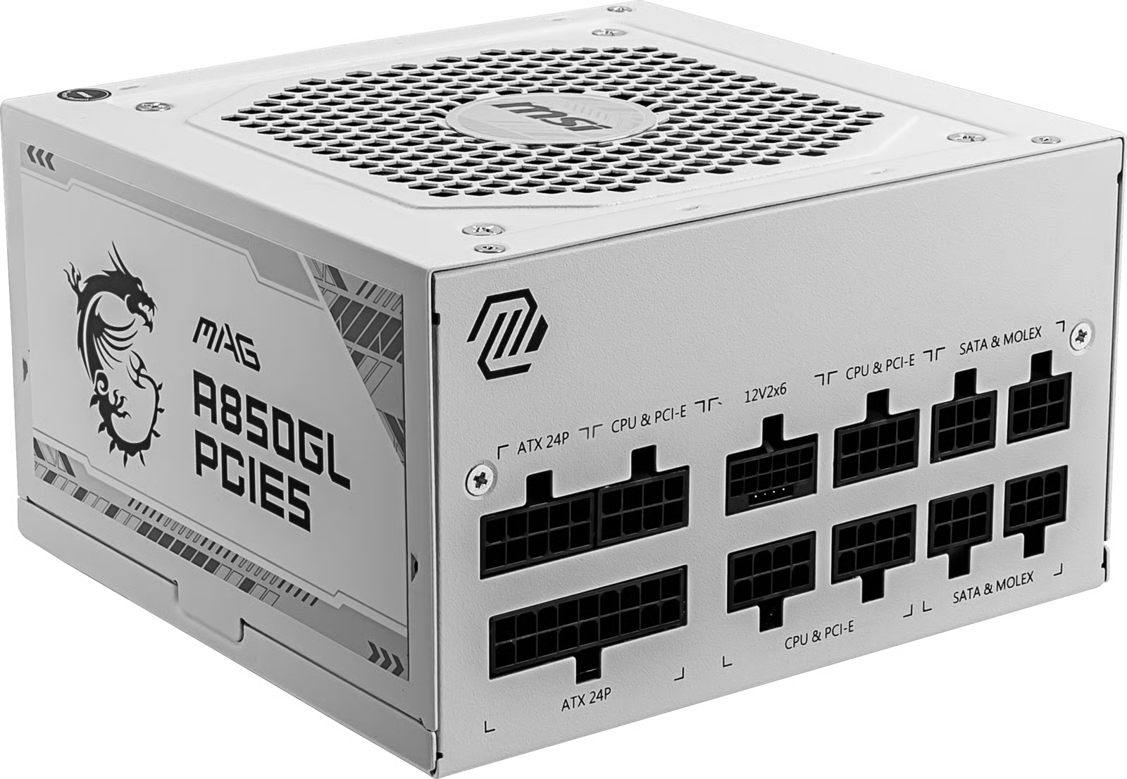 MSI 微星 MAG A850GL 850W White 80Plus Gold 金牌 PCIe 5.0 全模組 白色火牛 (7年保)