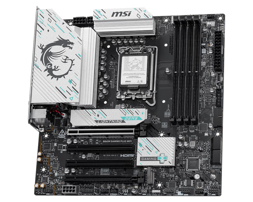 MSI 微星 B860M GAMING PLUS WIFI Micro-ATX 主機板 (DDR5)