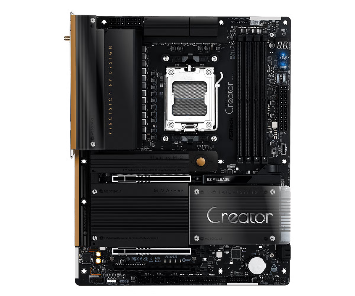 ASRock 華擎 X870 Taichi Creator ATX 主機板 (DDR5)