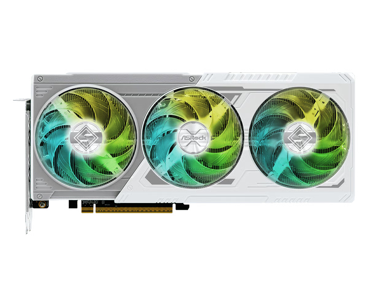 ASRock 華擎 RX 9060 XT Steel Legend 8GB OC 白色顯示卡