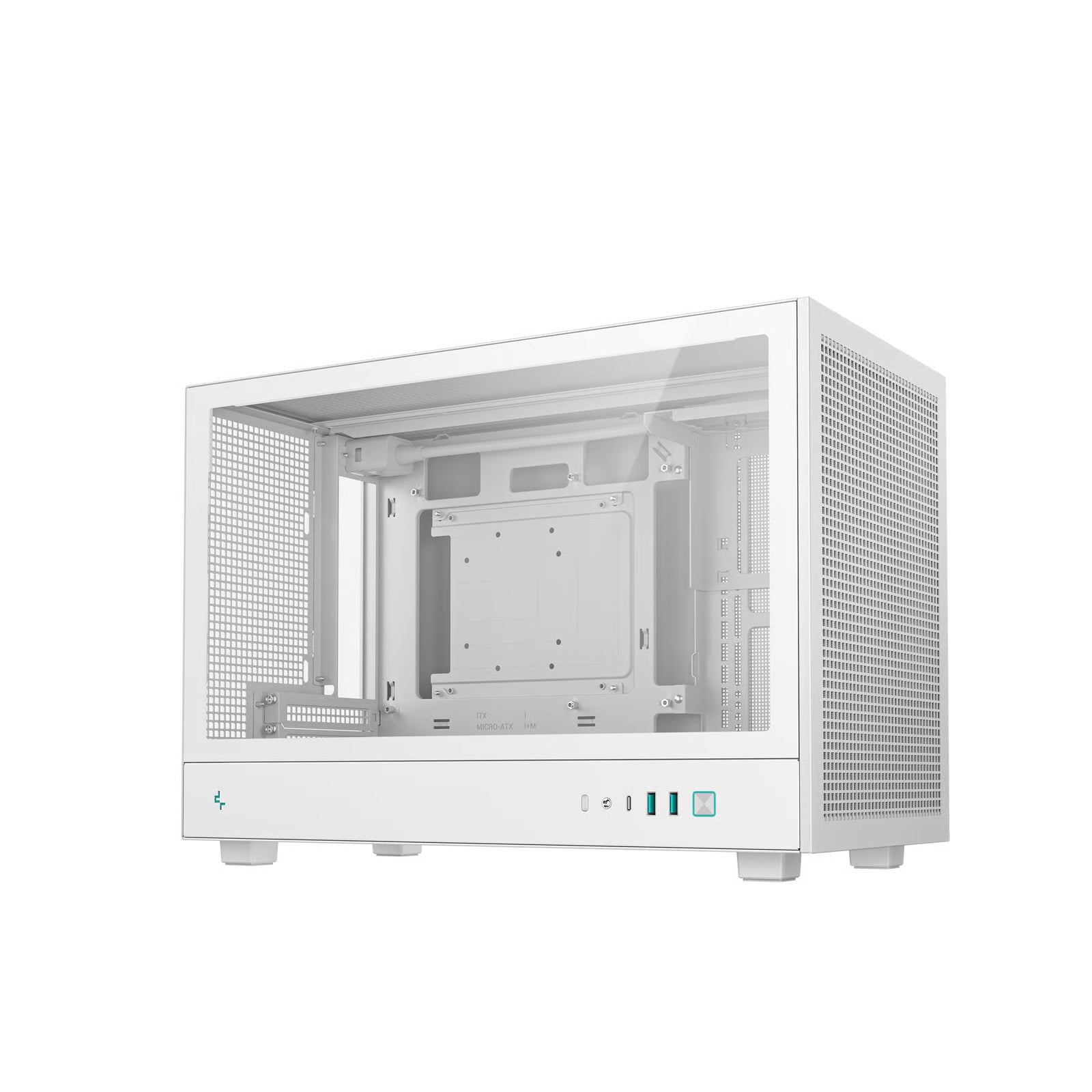 【支援MATX背插底板】 DEEPCOOL CH260 Micro-ATX 機箱 - White 白色
