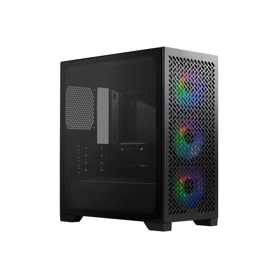 Cooler Master Elite 302 Micro-ATX 機箱 - Black 黑色 【預裝4把ARGB風扇】