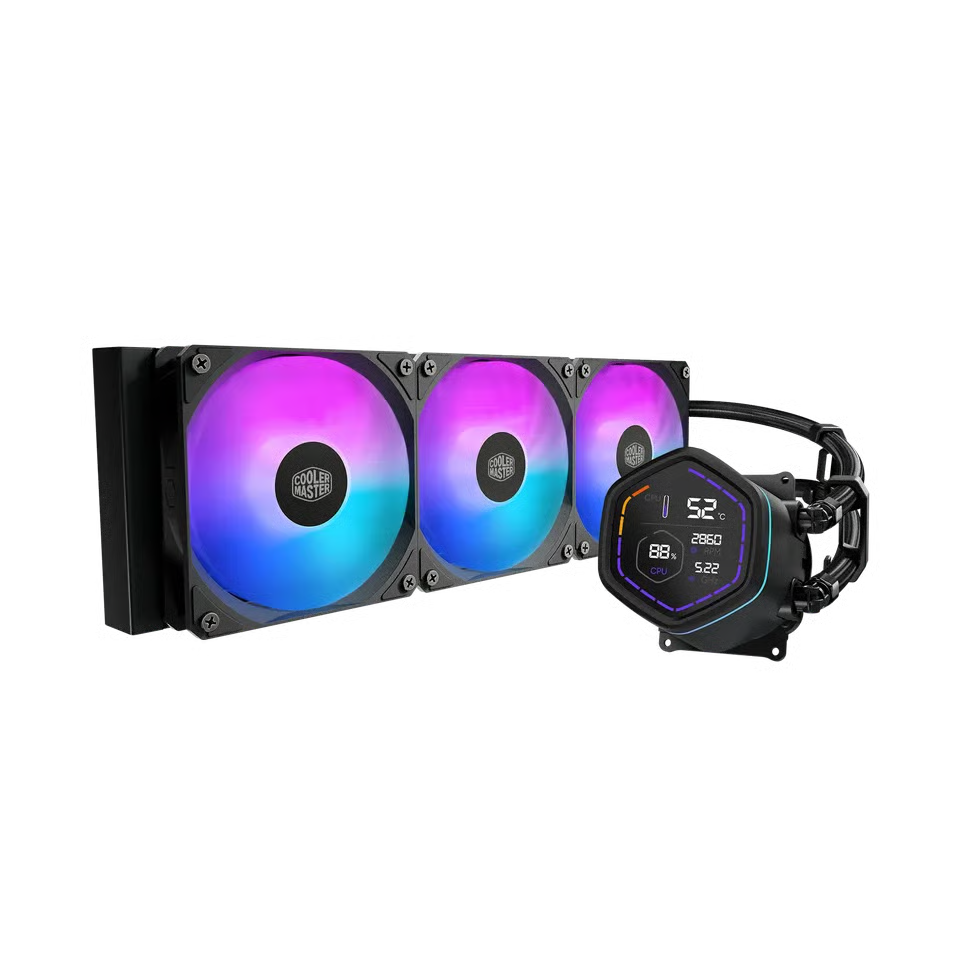 Cooler Master MasterLiquid Core Nex Digital 360mm 水冷散熱器 - Black 黑色