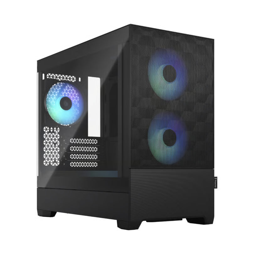 Fractal Design Pop Mini Air RGB Clear Tint Micro-ATX 機箱 - Black 黑色
