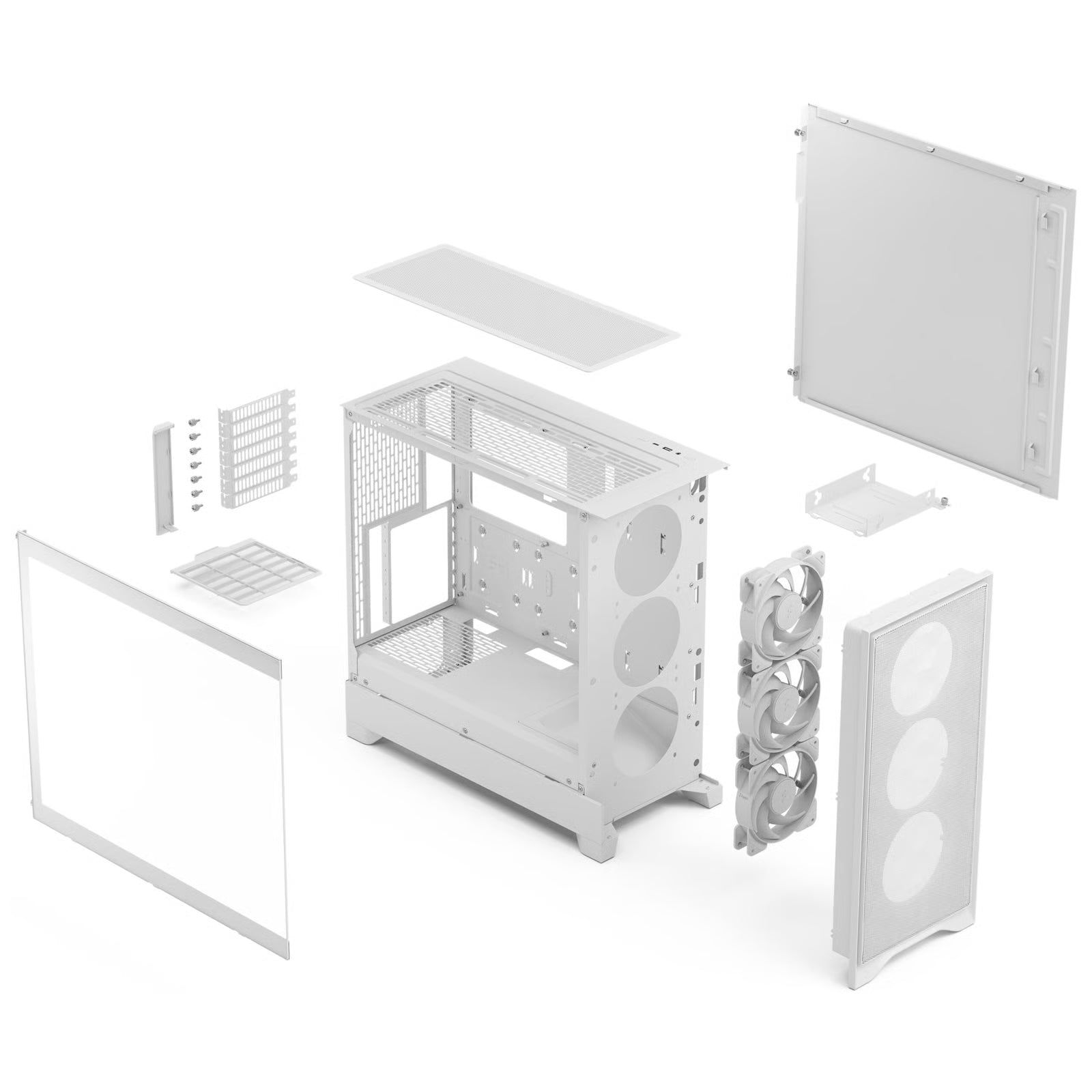 Fractal Design Pop 2 Air ATX 機箱 - White TG RGB