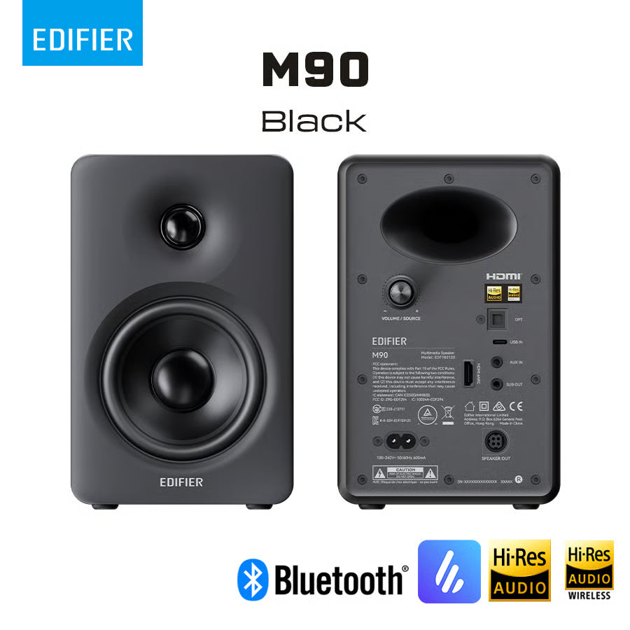Edifier M90 精巧型主動式喇叭 - 黑色 Black - 1年保養