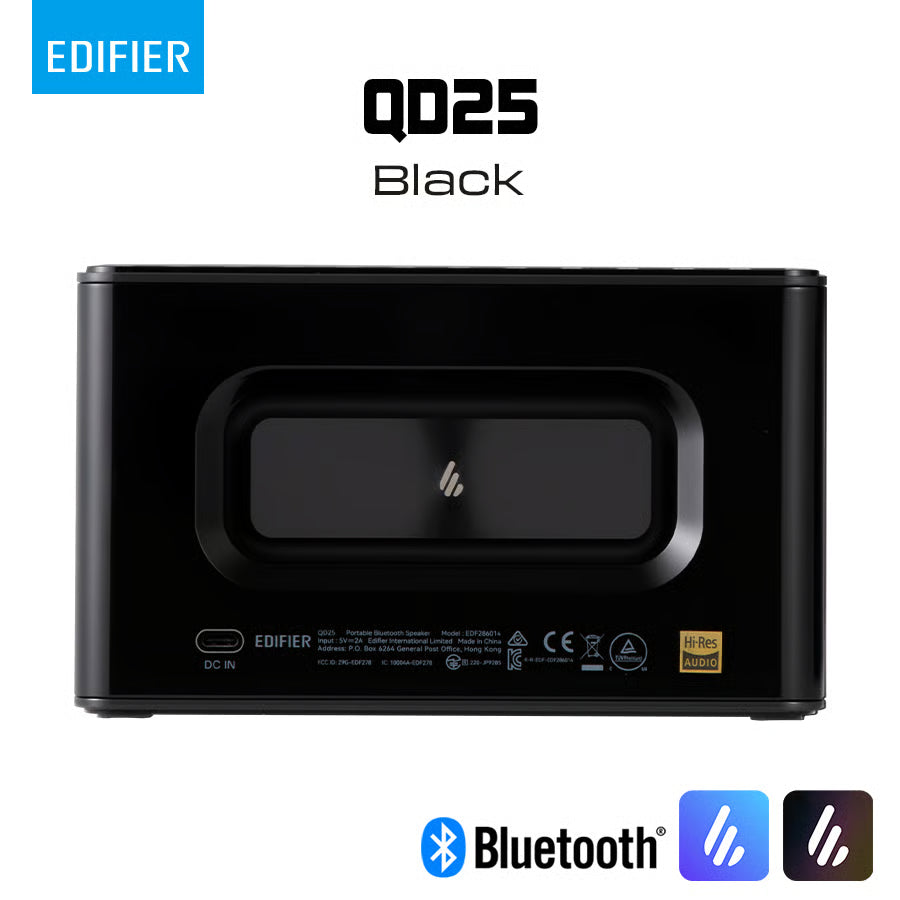 Edifier QD25 Tabletop 桌上型藍牙喇叭 - 黑色