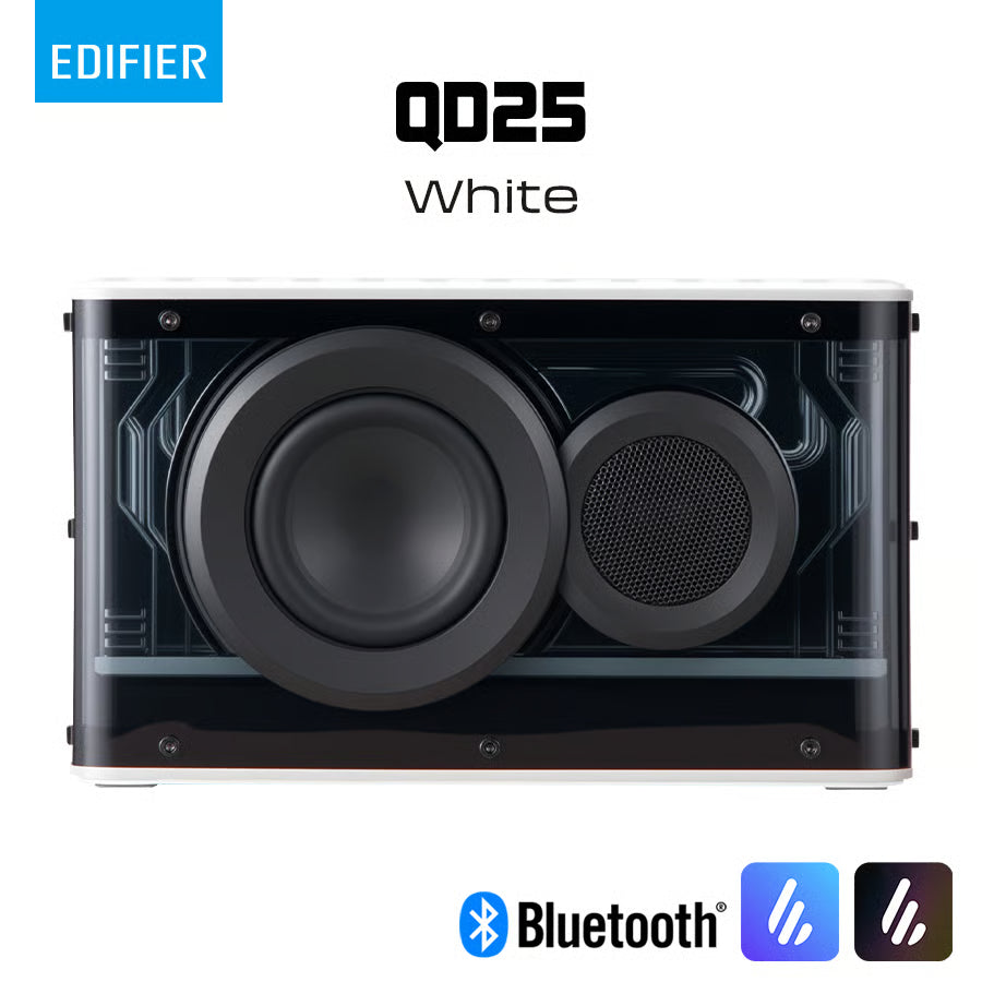 Edifier QD25 Tabletop 桌上型藍牙喇叭 - 白色
