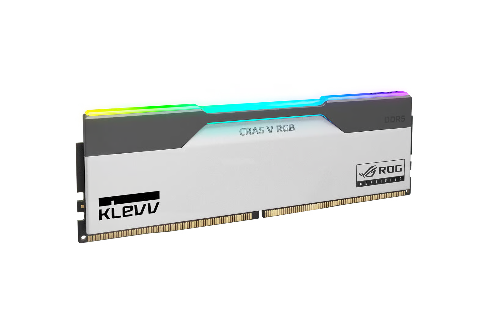 Klevv 科賦 CRAS V RGB ROG CERTIFIED DDR5 48GB (24GB x 2) 7200MHz CL34 (KD5KGUD80-72B340P) - Limited Lifetime保養