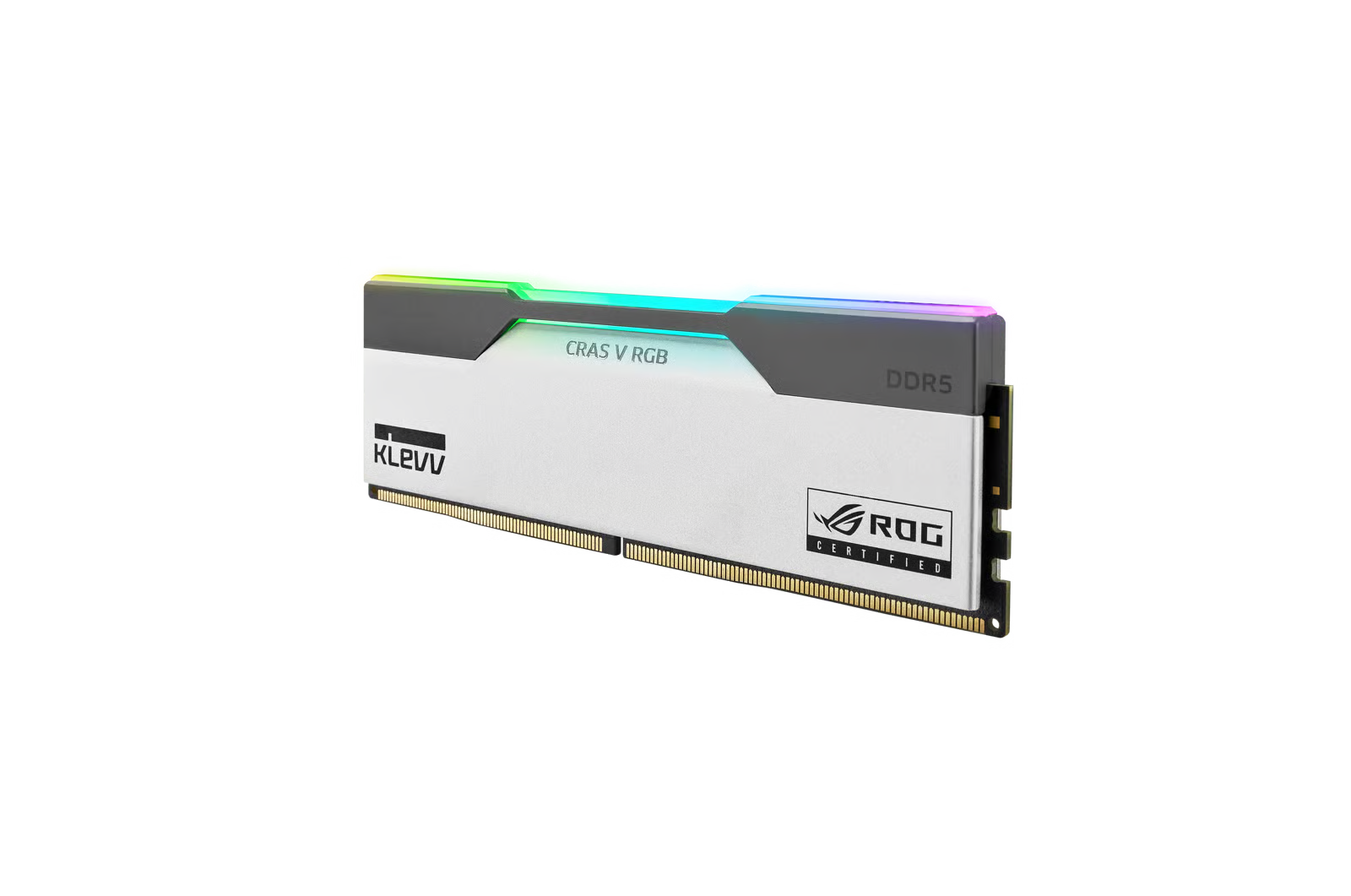 Klevv 科賦 CRAS V RGB ROG CERTIFIED DDR5 48GB (24GB x 2) 7200MHz CL34 (KD5KGUD80-72B340P) - Limited Lifetime保養