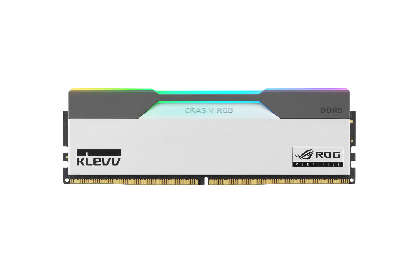 Klevv 科賦 CRAS V RGB ROG CERTIFIED DDR5 48GB (24GB x 2) 7200MHz CL34 (KD5KGUD80-72B340P) - Limited Lifetime保養