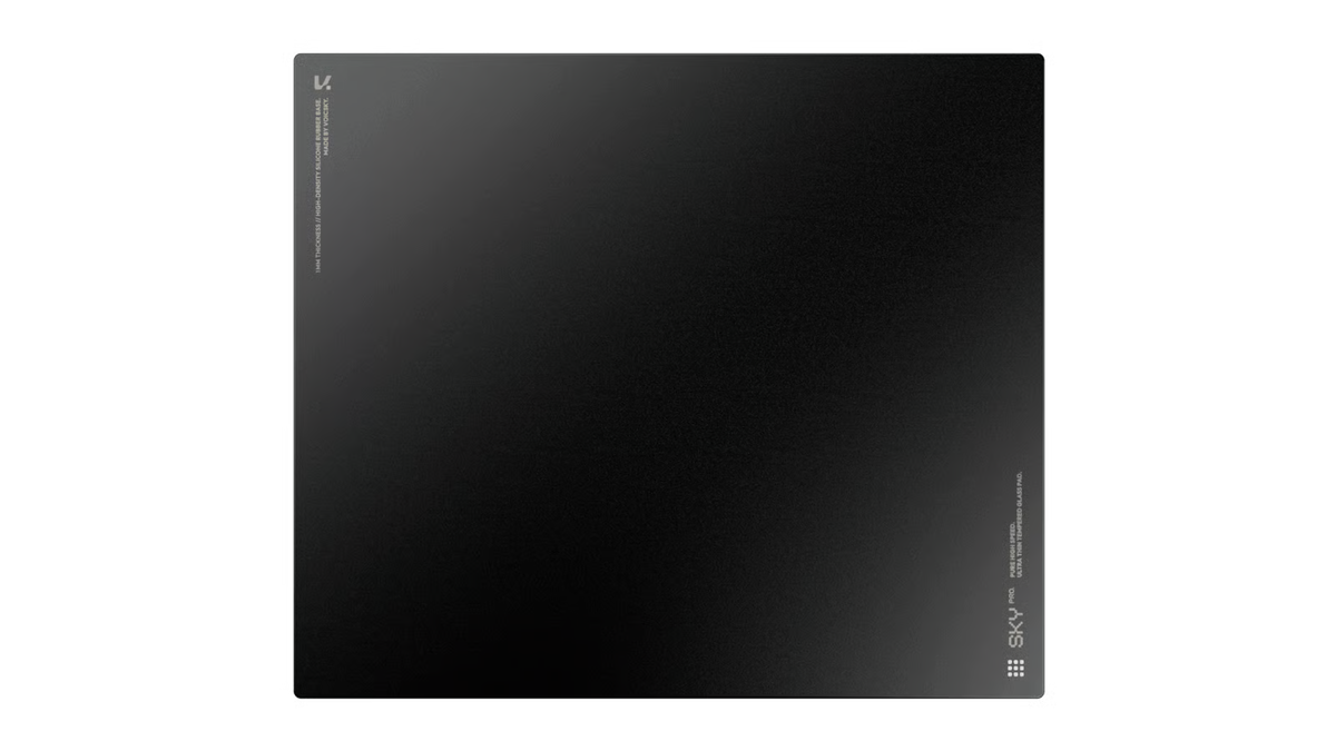 Voicsky SKY PRO 玻璃電競滑鼠墊 - XL Dark 黑色