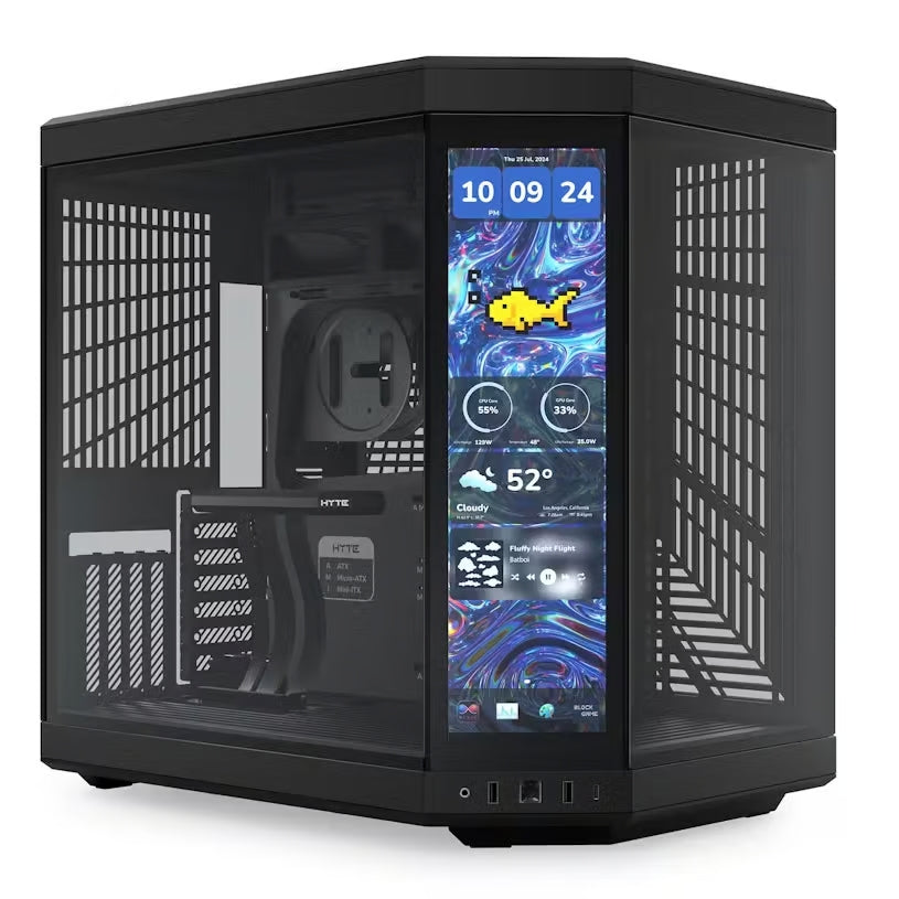 HYTE Y70 Touch infinite ATX 機箱 - Pitch Black 黑色