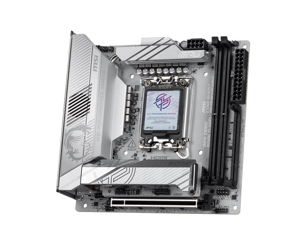 MSI 微星 MPG Z890I EDGE TI WIFI ITX 白色主機板 (DDR5)