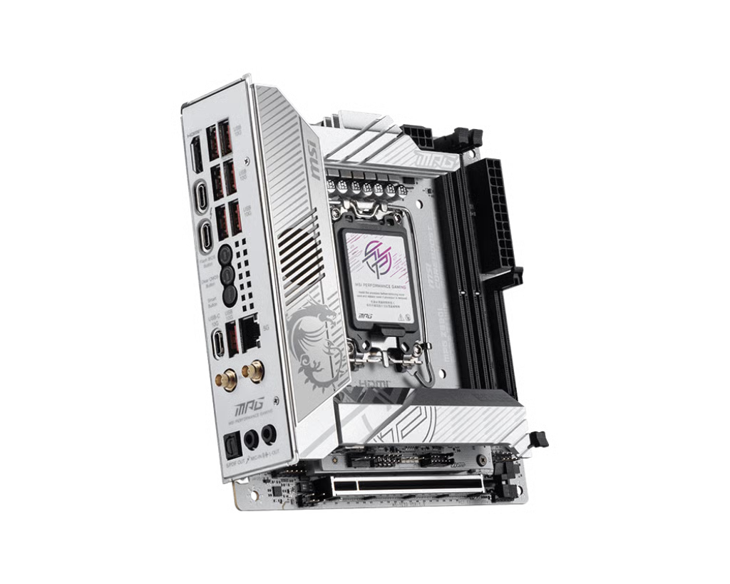 MSI 微星 MPG Z890I EDGE TI WIFI ITX 白色主機板 (DDR5)
