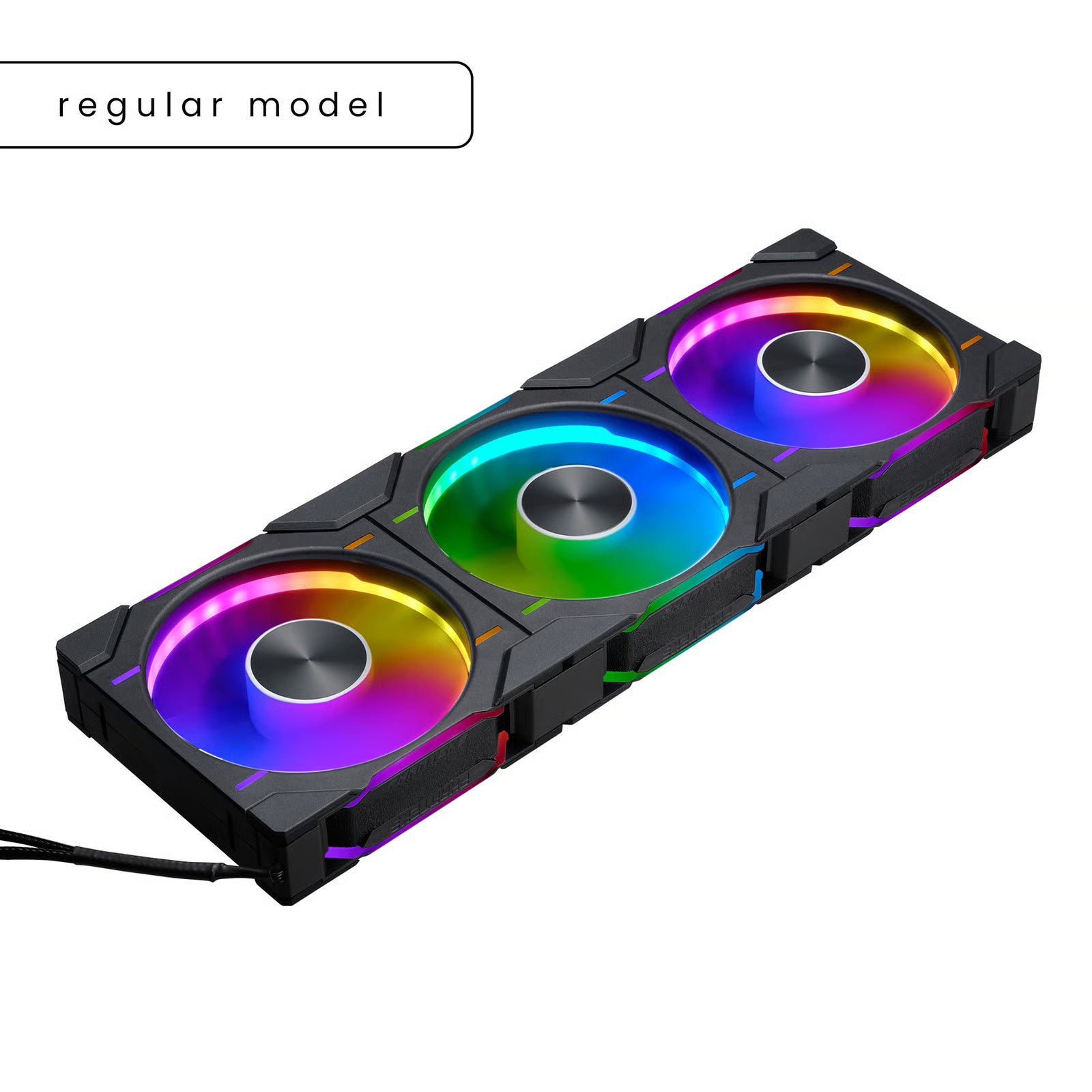 Phanteks D30 120mm PWM D-RGB 風扇 - Black 黑色 (Triple Pack 三件裝)