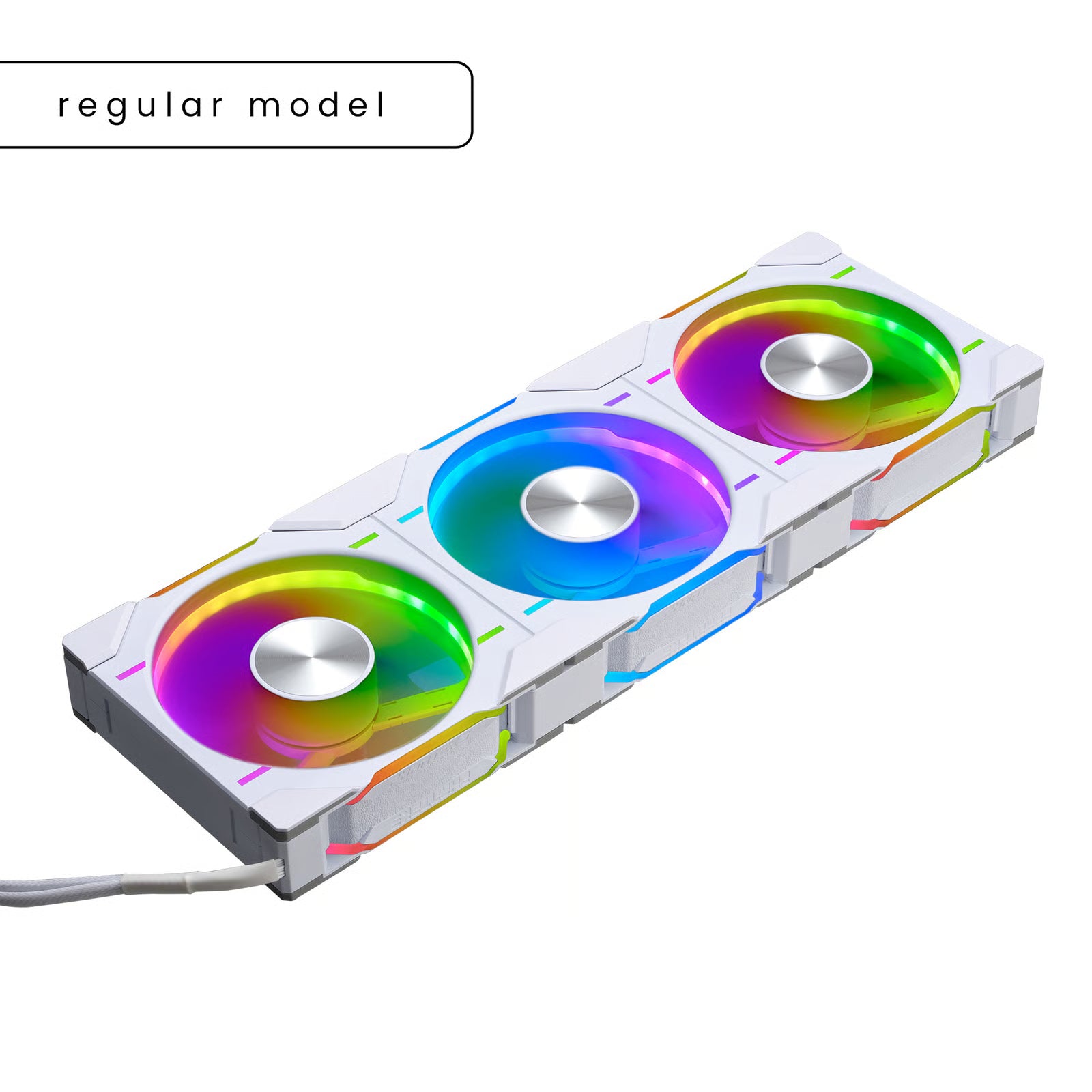 Phanteks D30 120mm PWM D-RGB 風扇 - White 白色 (Triple Pack 三件裝)