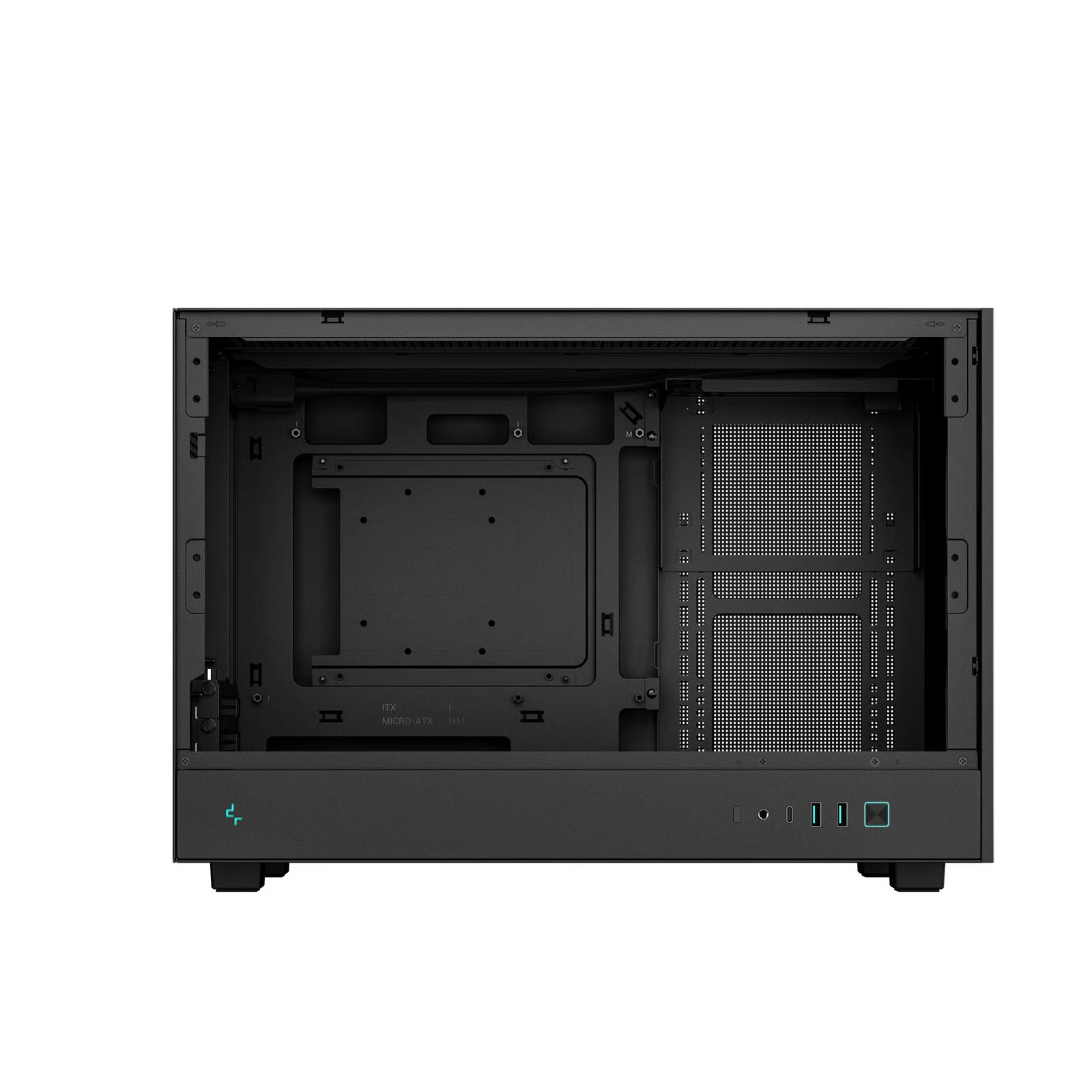 【支援MATX背插底板】 DEEPCOOL CH260 Micro-ATX 機箱 - Black 黑色