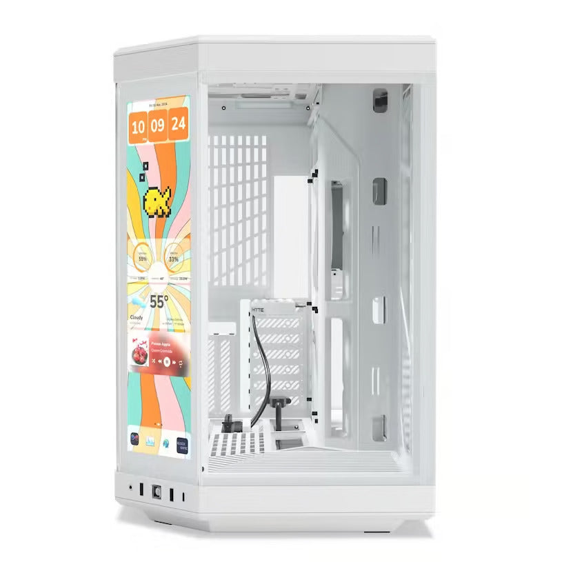 HYTE Y70 Touch infinite ATX 機箱 - Snow White 雪白色