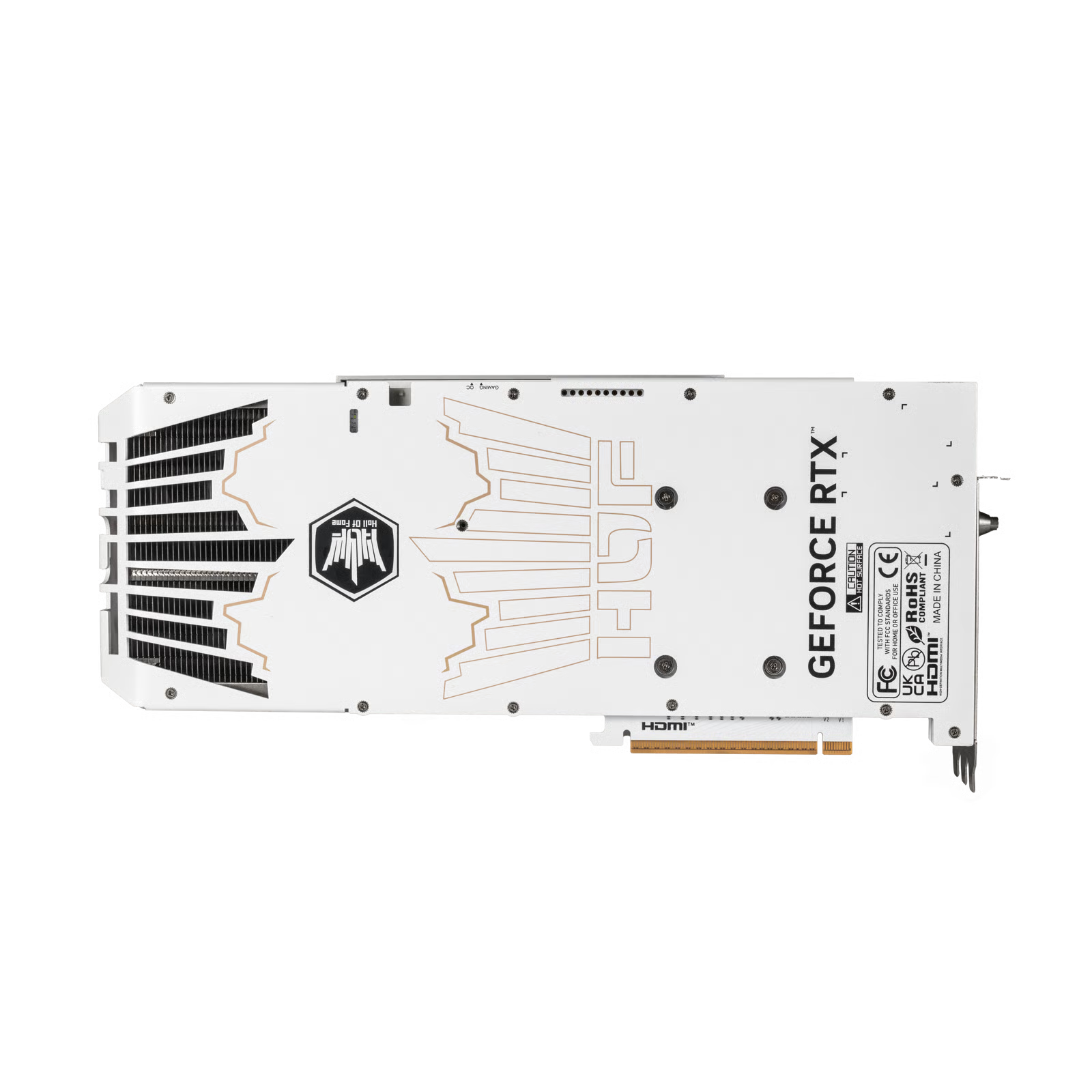 Galax HOF Gaming GeForce RTX 5080 1-Click OC White 16G 白色顯示卡