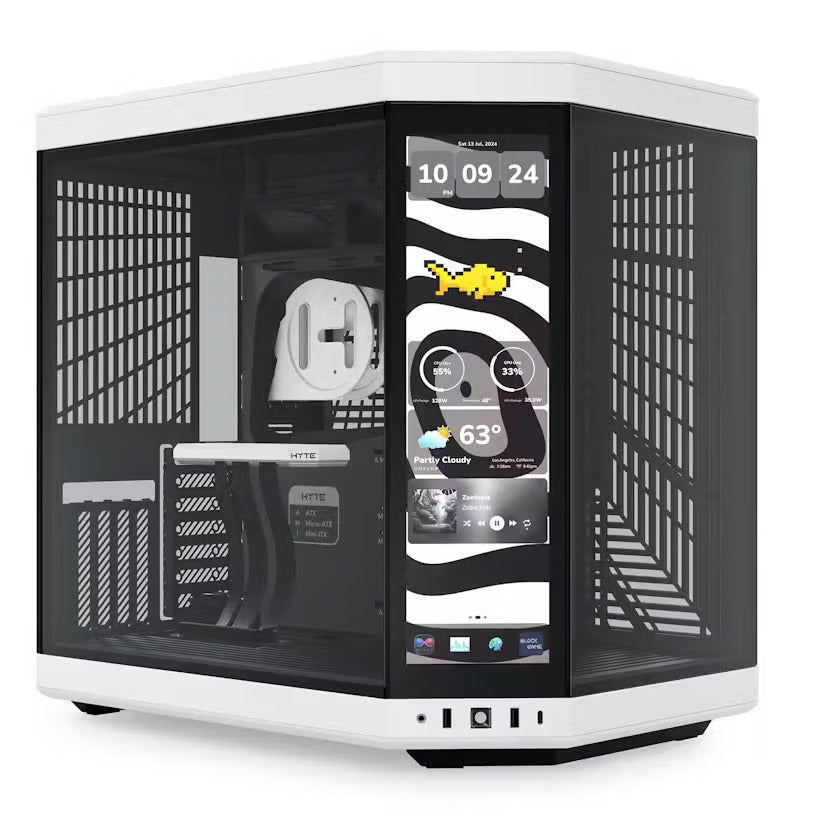 HYTE Y70 Touch infinite ATX 機箱 - Panda 黑白色