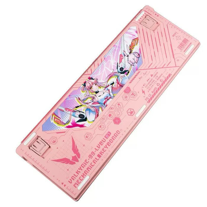 Valkyrie VK-99 呂布 98鍵 RGB 三模無線熱拔插機械鍵盤 - TTC 烈焰粉軸 (綫性軸)