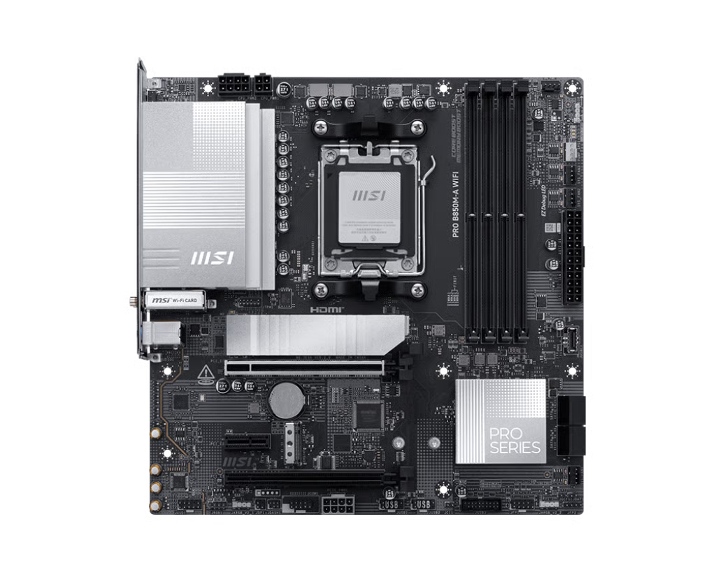 MSI 微星 B850M-A WIFI Micro-ATX 主機板 (DDR5)