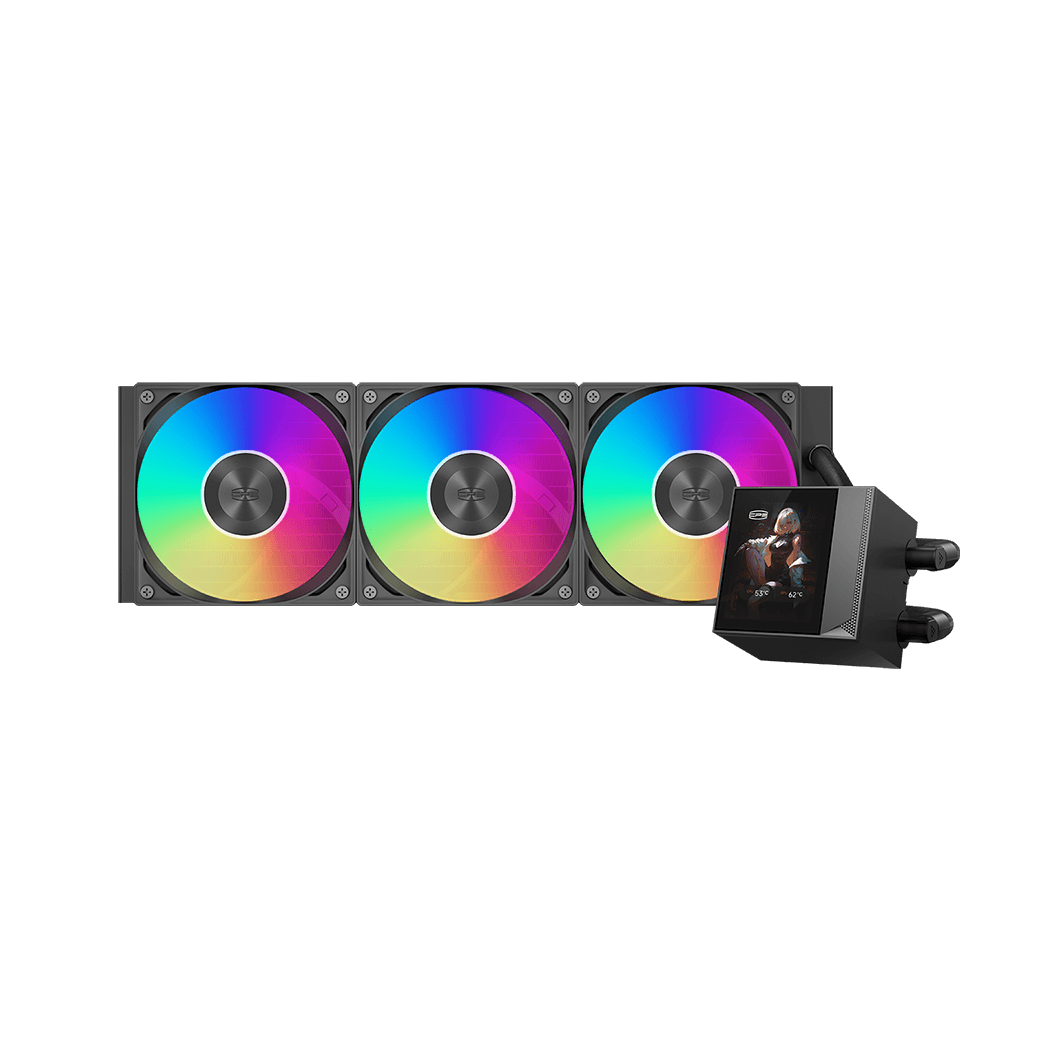 PCCOOLER DC360 Pro ARGB Display 360mm 水冷散熱器 - Black 黑色